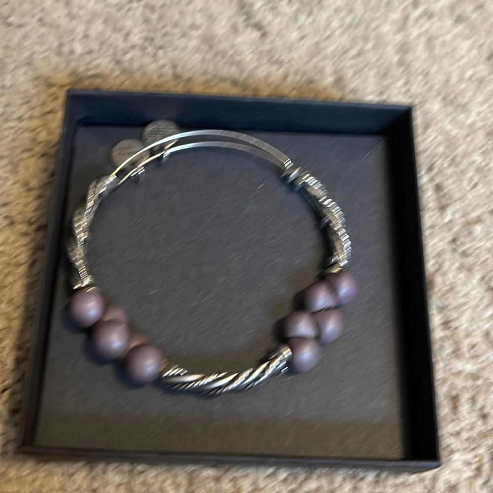 Alex and ani silver bracelet